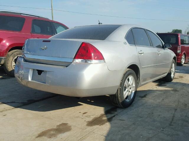 2G1WB58K969430768 - 2006 CHEVROLET IMPALA SILVER photo 4