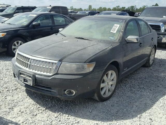 3LNHM26T07R645838 - 2007 LINCOLN MKZ BLACK photo 2