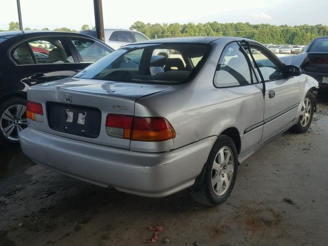 1HGEJ6227WL080541 - 1998 HONDA CIVIC DX SILVER photo 4