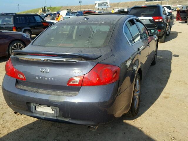 JNKBV61F17M811310 - 2007 INFINITI G35 GRAY photo 4