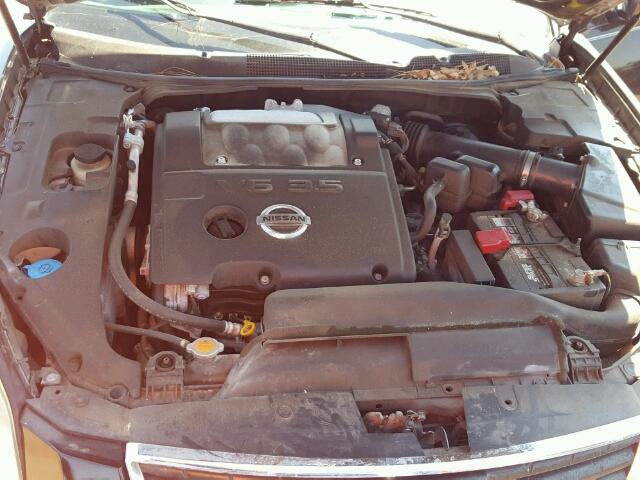 1N4BA41E28C814545 - 2008 NISSAN MAXIMA BLACK photo 7