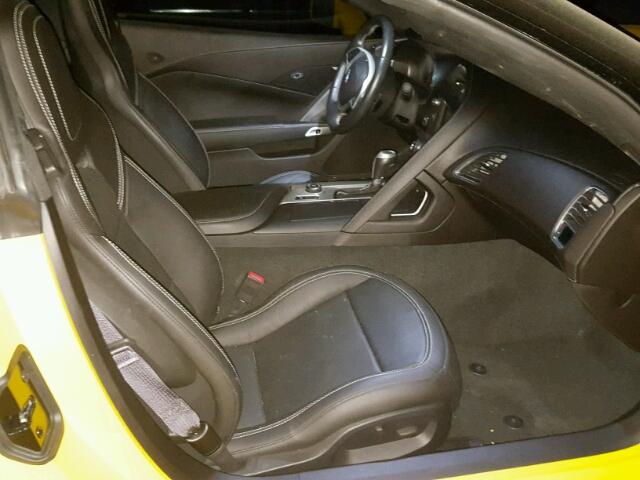 1G1YB2D7XE5120200 - 2014 CHEVROLET CORVETTE S YELLOW photo 5