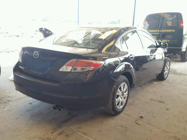 1YVHZ8BHXA5M12628 - 2010 MAZDA 6 I შავი ფოტო 4
