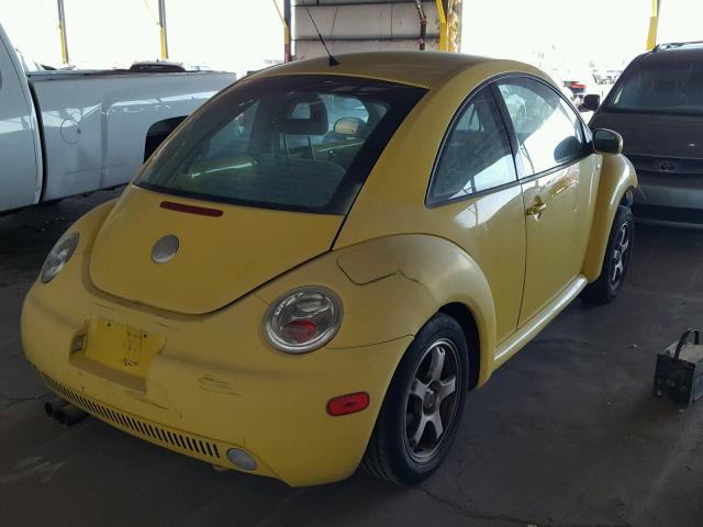 3VWCP21C32M442720 - 2002 VOLKSWAGEN NEW BEETLE ყვითელი ფოტო 4