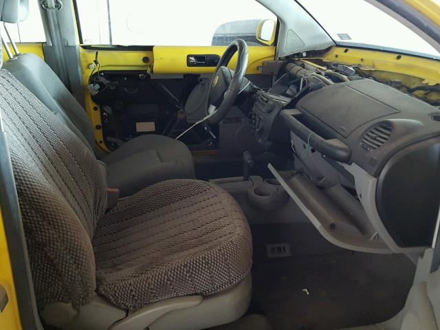 3VWCP21C32M442720 - 2002 VOLKSWAGEN NEW BEETLE ყვითელი ფოტო 5