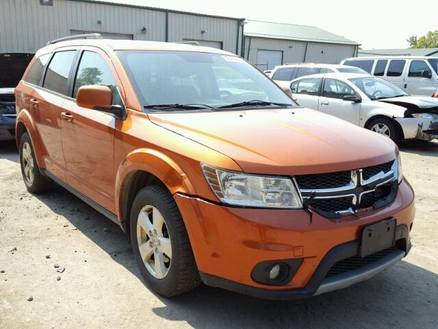 3D4PG1FG7BT566637 - 2011 DODGE JOURNEY ORANGE photo 1