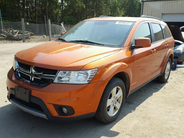 3D4PG1FG7BT566637 - 2011 DODGE JOURNEY ORANGE photo 2