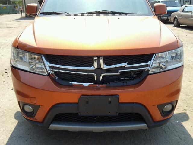 3D4PG1FG7BT566637 - 2011 DODGE JOURNEY ORANGE photo 9