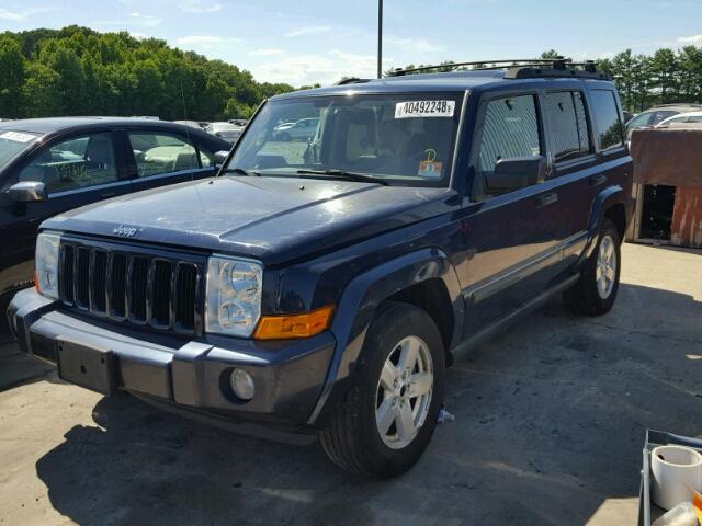 1J8HG48K36C179260 - 2006 JEEP COMMANDER BLUE photo 2