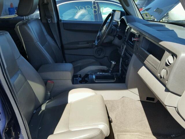 1J8HG48K36C179260 - 2006 JEEP COMMANDER BLUE photo 5