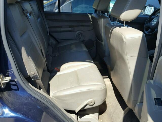 1J8HG48K36C179260 - 2006 JEEP COMMANDER BLUE photo 6