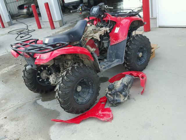 1HFTE354374001776 - 2007 HONDA TRX420 FE RED photo 4