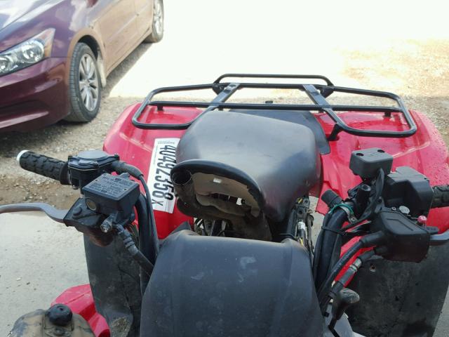 1HFTE354374001776 - 2007 HONDA TRX420 FE RED photo 6