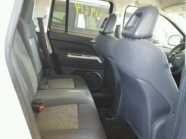 1J8FT47W38D706380 - 2008 JEEP COMPASS SP WHITE photo 6