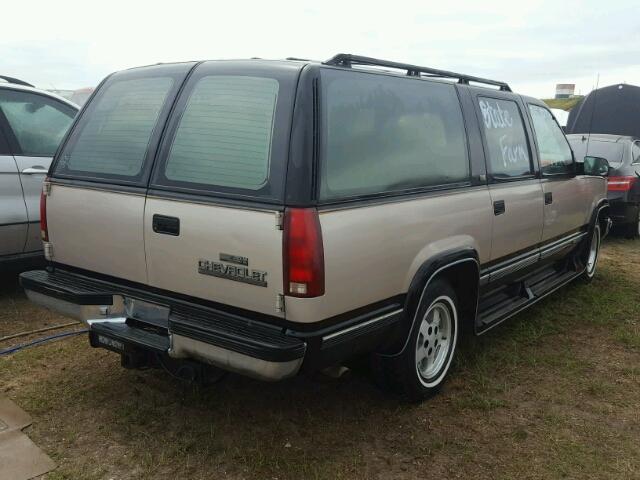 1GNEC16KXPJ361257 - 1993 CHEVROLET SUBURBAN C TWO TONE photo 4