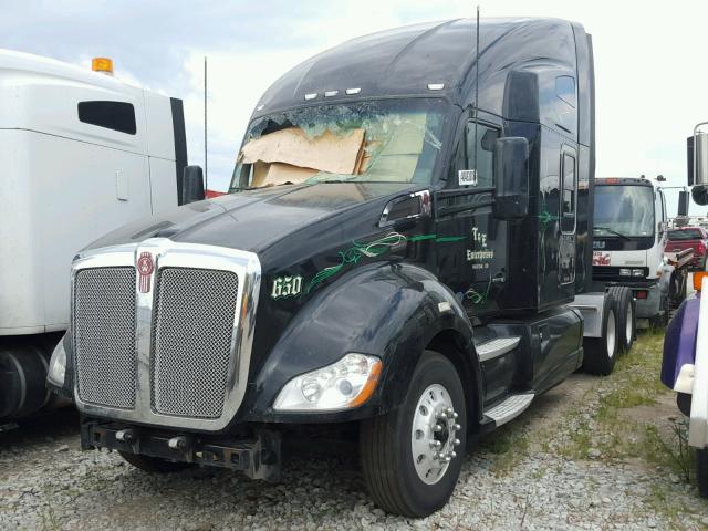 1XKYD49XXGJ465876 - 2016 KENWORTH CONSTRUCTI BLACK photo 2