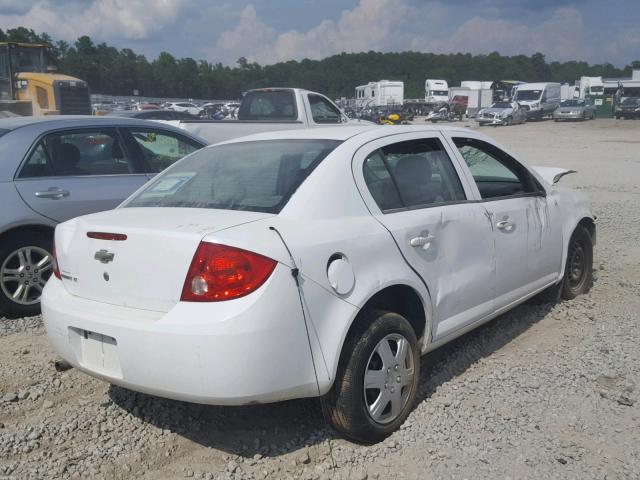 1G1AT58H397176363 - 2009 CHEVROLET COBALT LT WHITE photo 4