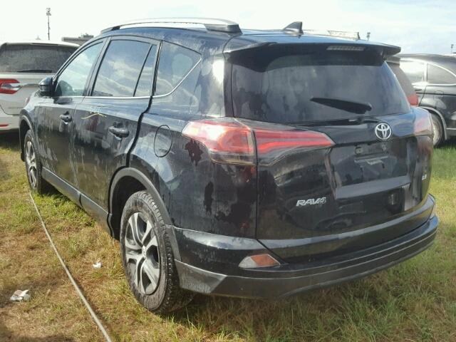 2T3ZFREV0HW348077 - 2017 TOYOTA RAV4 BLACK photo 3