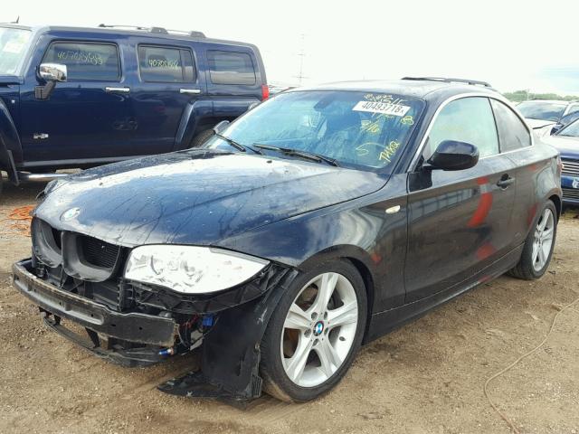 WBAUP7C53DVP24543 - 2013 BMW 128 I BLACK photo 2