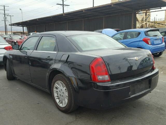 2C3KA43R27H803278 - 2007 CHRYSLER 300 BLACK photo 3