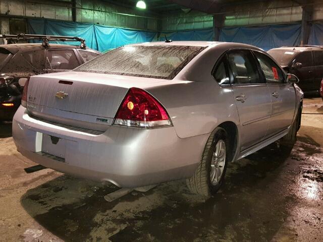 2G1WF5E39C1323747 - 2012 CHEVROLET IMPALA SILVER photo 4