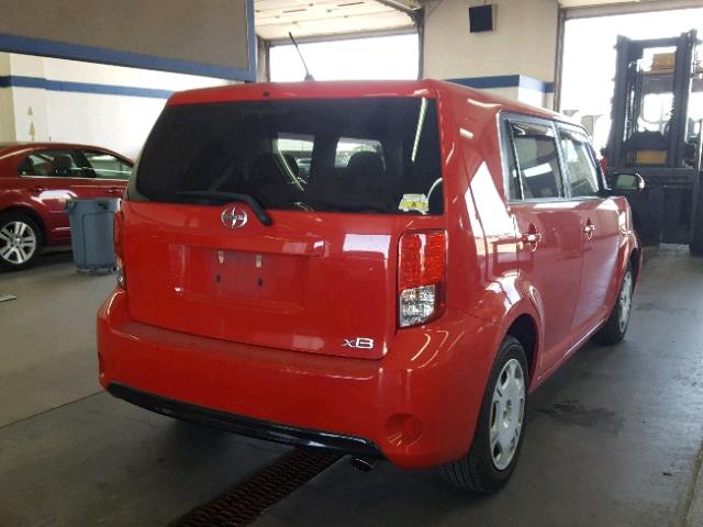JTLZE4FE9DJ037104 - 2013 TOYOTA SCION XB 红色 照片 4