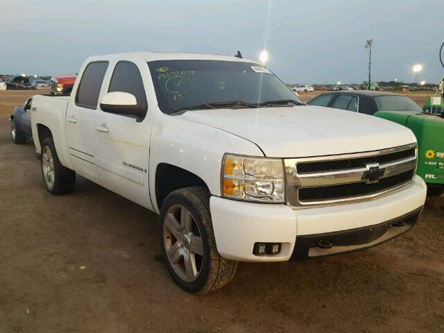 3GCEK13308G301046 - 2008 CHEVROLET SILVERADO WHITE photo 1