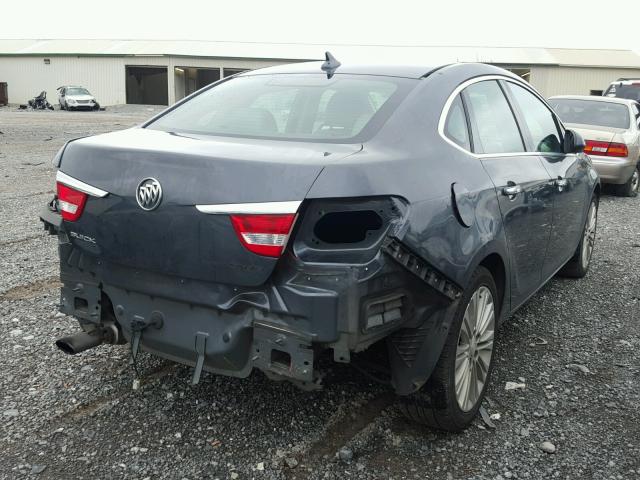 1G4PP5SKXD4188347 - 2013 BUICK VERANO GRAY photo 4