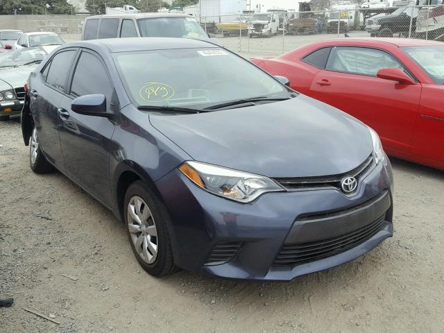 5YFBURHE5FP313710 - 2015 TOYOTA COROLLA L GRAY photo 1