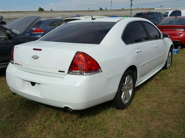 2G1WB5E37E1162183 - 2014 CHEVROLET IMPALA LIM WHITE photo 4