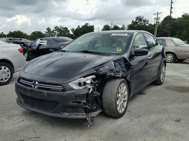 1C3CDFCH4DD136172 - 2013 DODGE DART LIMIT BLACK photo 2