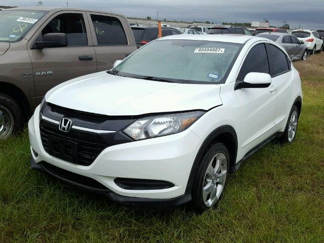 3CZRU5H34GM741678 - 2016 HONDA HR-V WHITE photo 2