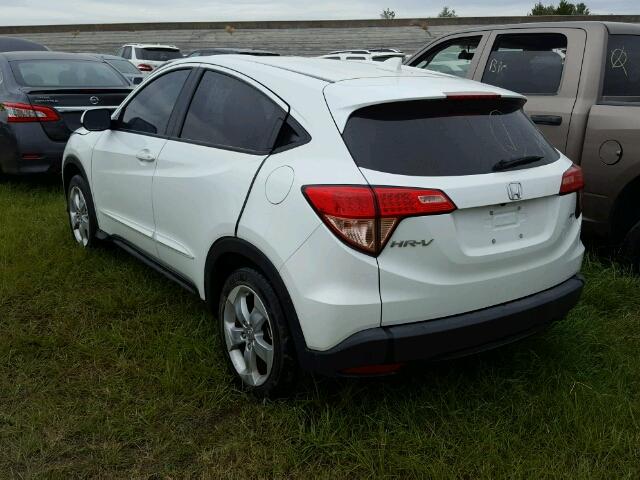 3CZRU5H34GM741678 - 2016 HONDA HR-V WHITE photo 3