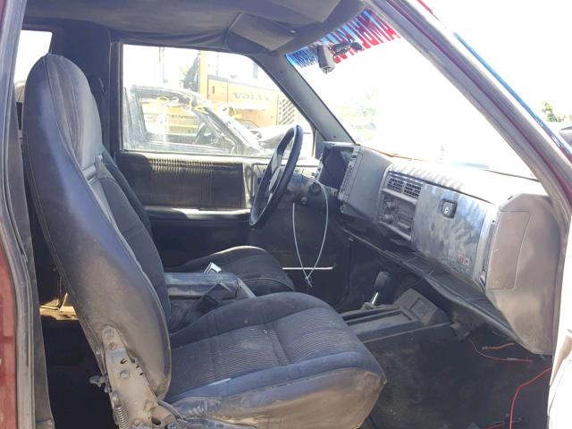 1GNCT18Z9M8290041 - 1991 CHEVROLET BLAZER S10 BLUE photo 5