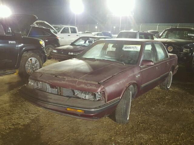 2G3AJ51R2K2430142 - 1989 OLDSMOBILE CUTLASS CI 勃艮第红 照片 2