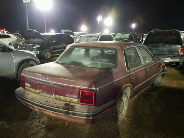 2G3AJ51R2K2430142 - 1989 OLDSMOBILE CUTLASS CI 勃艮第红 照片 4