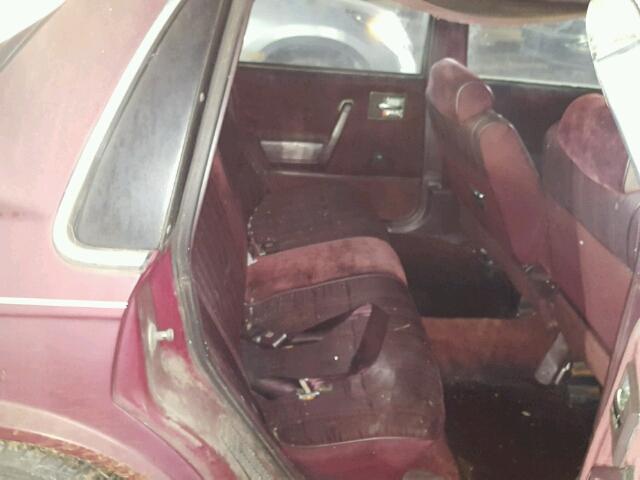 2G3AJ51R2K2430142 - 1989 OLDSMOBILE CUTLASS CI BURGUNDY photo 6