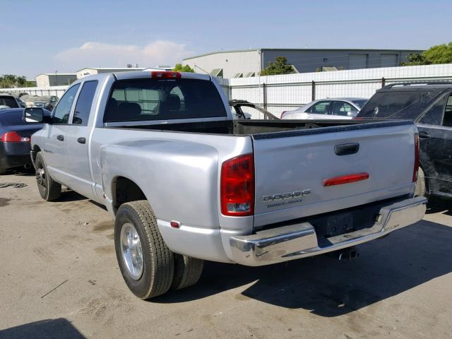 3D7MA48C74G144284 - 2004 DODGE RAM 3500 S SILVER photo 3