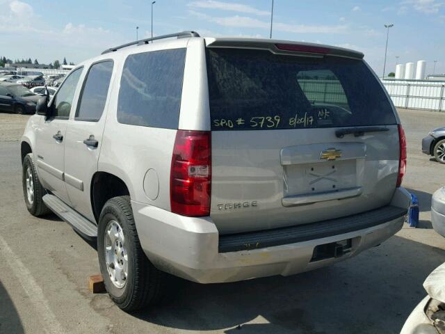 1GNFC13C19R222589 - 2009 CHEVROLET TAHOE C150 GRAY photo 3