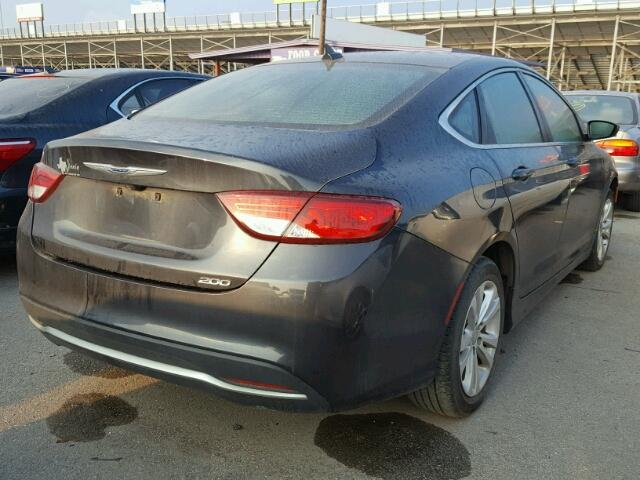 1C3CCCAB7GN162926 - 2016 CHRYSLER 200 LIMITE BLUE photo 4