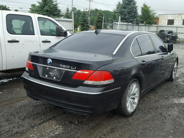 WBAHN835X7DT77106 - 2007 BMW 750 BLACK photo 4