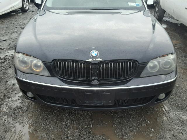 WBAHN835X7DT77106 - 2007 BMW 750 BLACK photo 7