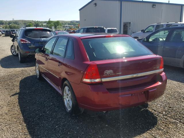 1G1ZT61836F171846 - 2006 CHEVROLET MALIBU MAX RED photo 3