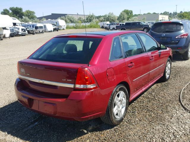 1G1ZT61836F171846 - 2006 CHEVROLET MALIBU MAX 红色 照片 4