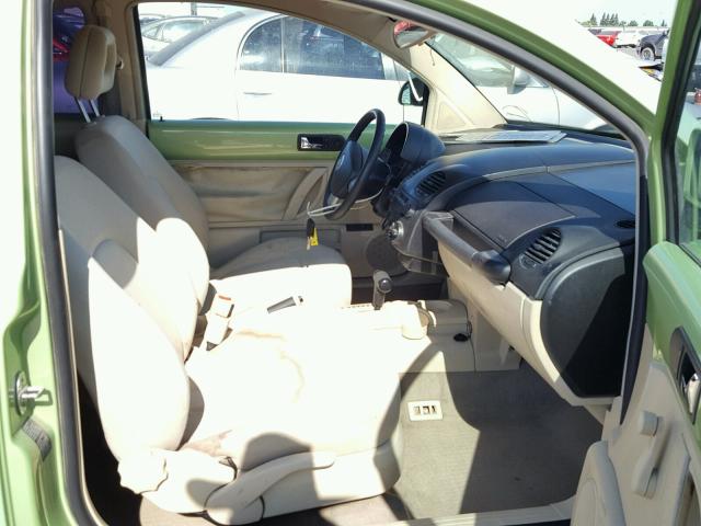 3VWBC21C5YM400386 - 2000 VOLKSWAGEN NEW BEETLE Yaşıl foto 5