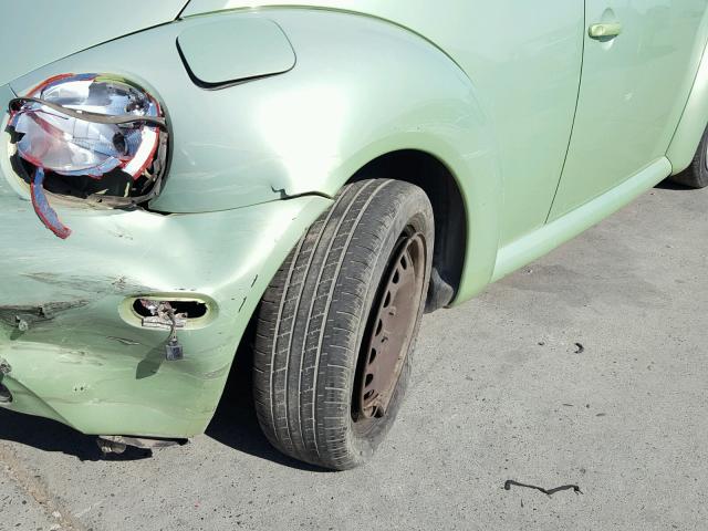 3VWBC21C5YM400386 - 2000 VOLKSWAGEN NEW BEETLE Yaşıl foto 9
