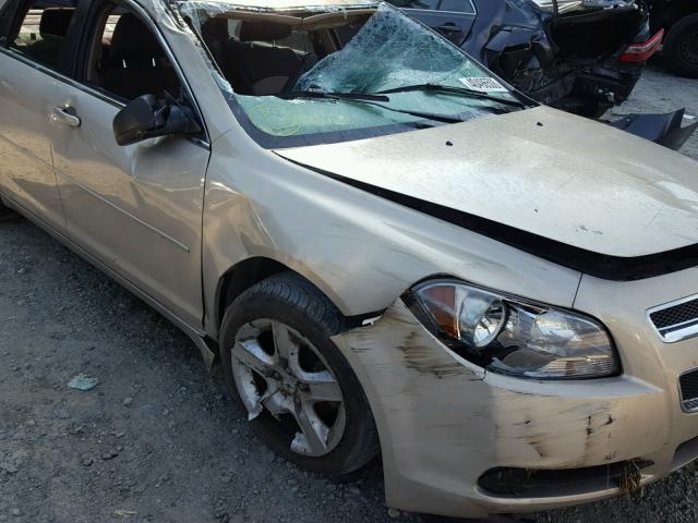 1G1ZB5EB1AF157598 - 2010 CHEVROLET MALIBU LS GOLD photo 10