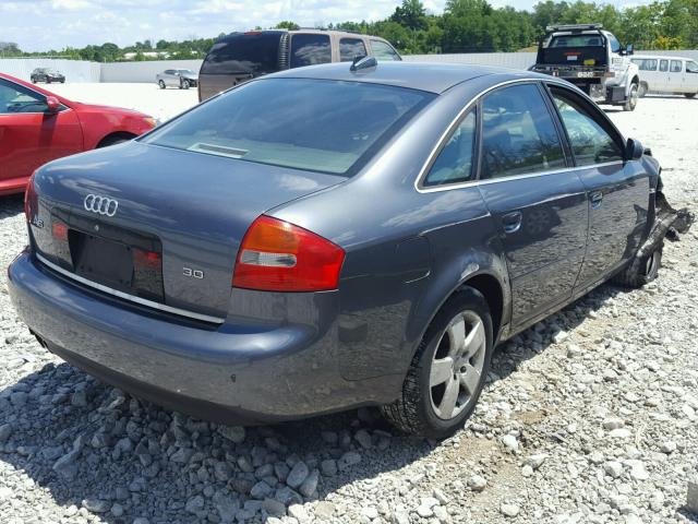 WAUJT64B54N036461 - 2004 AUDI A6 3 GRAY photo 4