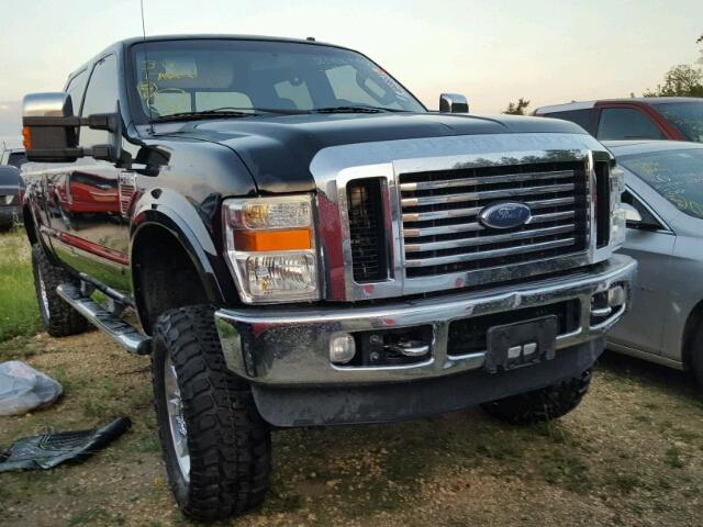 1FTSW21R78EC25000 - 2008 FORD F250 BLACK photo 1