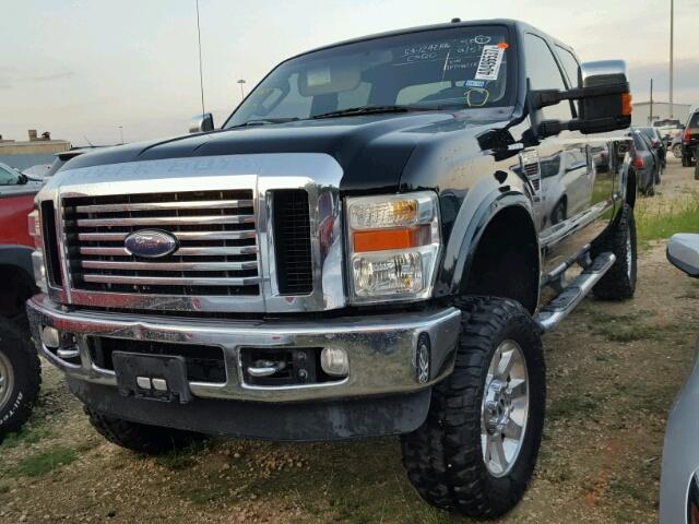 1FTSW21R78EC25000 - 2008 FORD F250 BLACK photo 2